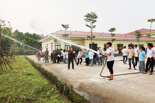 Các hoạt động trải nghiệm về PCCC và Cứu nạn cứu hộ tại chương trình