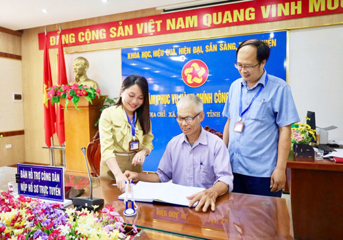 Trung tâm Phục vụ Hành chính công phục vụ người dân trên địa bàn