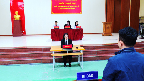 Phần xét hỏi tại phiên toà giả định