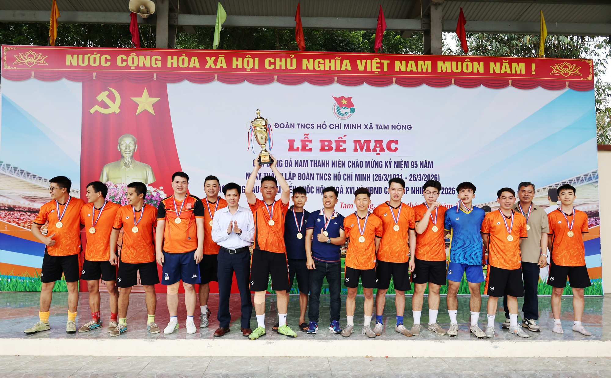 BẾ MẠC GIẢI BÓNG ĐÁ NAM XÃ TAM NÔNG NĂM 2026 - ĐỘI TUYỂN HƯƠNG NỘN XUẤT SẮC GIÀNH NGÔI VÔ ĐỊCH