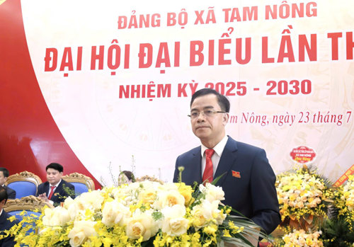 Đồng chí Quách Hải Lý được chỉ định giữ chức Bí thư Đảng ủy xã Tam Nông nhiệm kỳ 2025 - 2030