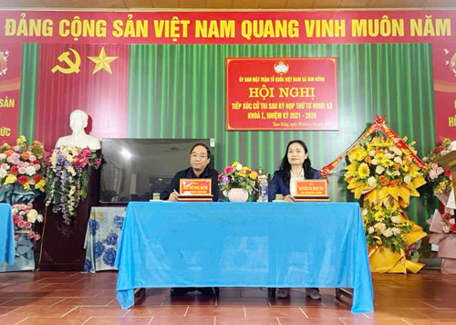 Điểm tiếp xúc của Tổ đại biểu số 1 HĐND xã tại khu 13 Dân Quyền