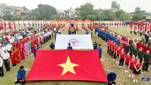 Lễ Chào cờ tại Đại hội