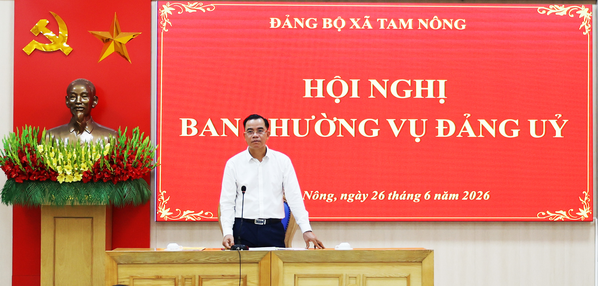 Đảng ủy xã Tam Nông tổ chức chuỗi Hội nghị kiện toàn tổ chức và thông qua Đề án nhân sự Chi ủy thôn nhiệm kỳ 2025 - 2030.