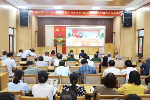 Toàn cảnh hội nghị trực tuyến