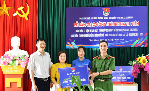 Các đon vị, nhà tài trợ hỗ trợ công trình Thanh niên