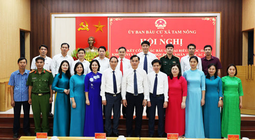 21 ông bà đại biểu HĐND xã Tam Nông khoá II, nhiệm kỳ 2026-2031