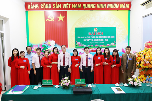 Đại hội Công đoàn bộ phận NHCSXH Tam Nông lần thứ VIII, nhiệm kỳ 2025-2030
