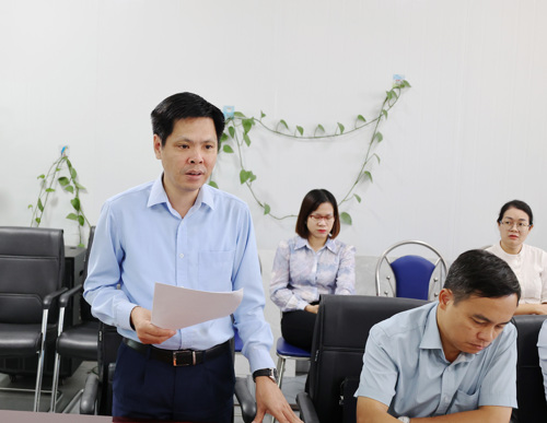 Đồng chí Nguyễn Tuấn Ngọc - Phó Bí thư Thường trực Đảng ủy xã Tam Nông phát biểu chỉ đạo