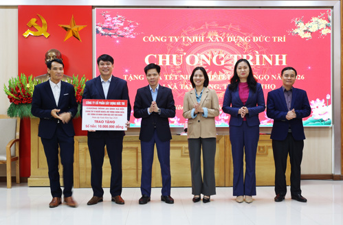 Công ty CP Xây dựng Đức Trí ủng hộ