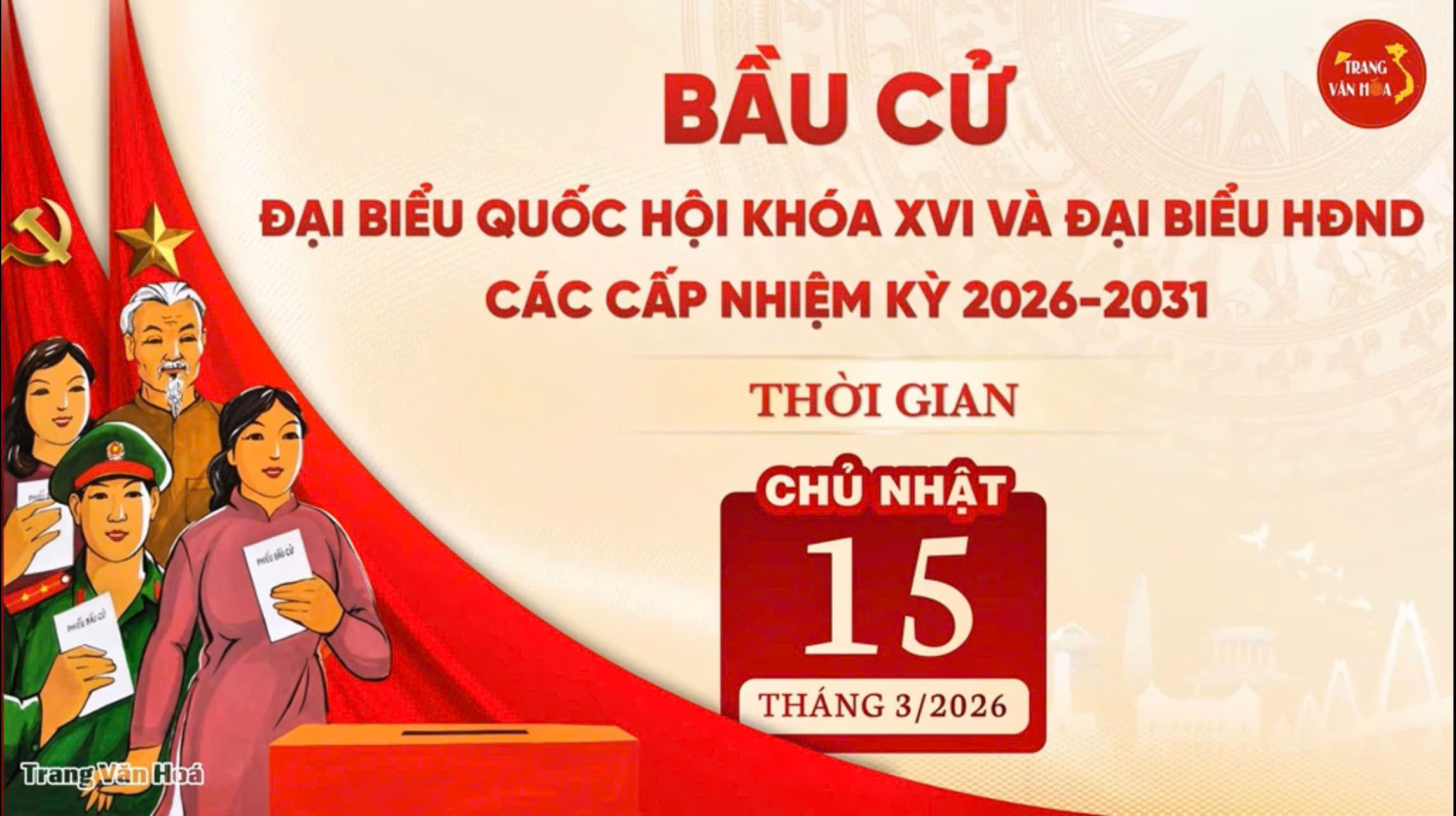 Video - Hướng dẫn tham gia bỏ phiếu Bầu cử ngày 15/03/2026