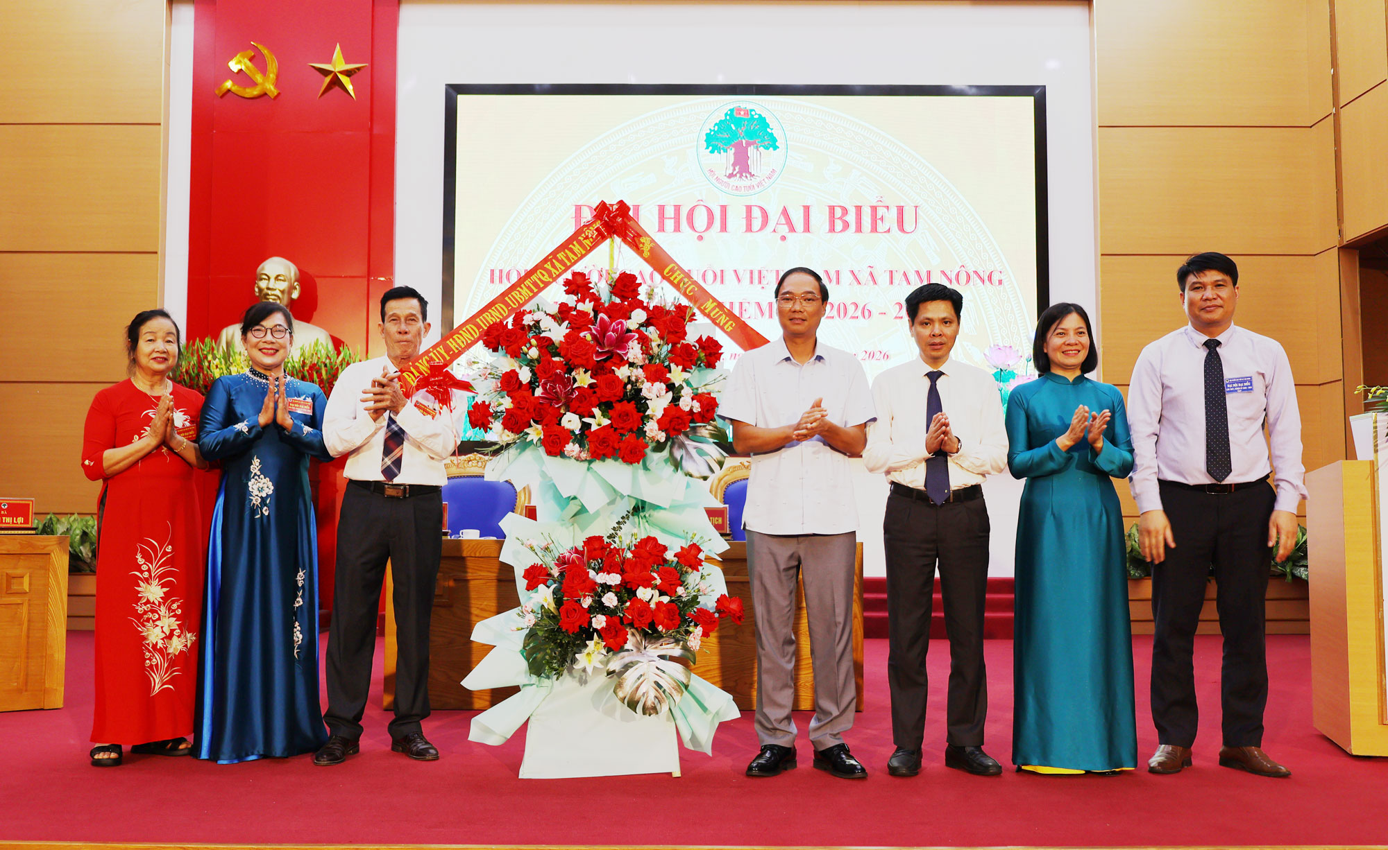 Tam Nông tổ chức thành công Đại hội đại biểu Hội Người cao tuổi lần thứ I, nhiệm kỳ 2026 - 2031