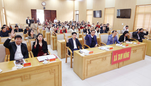 Biểu quyết thông qua danh sách ứng viên