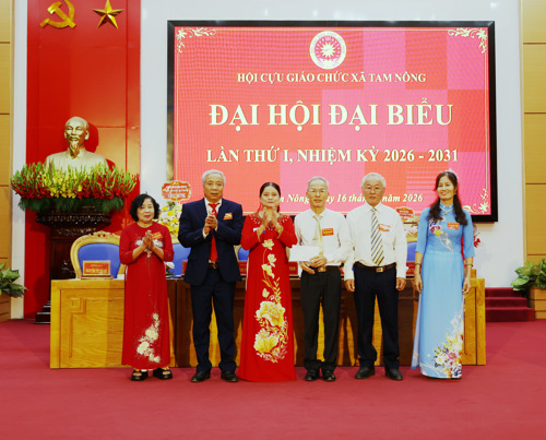 Các đơn vị tặng hoa chúc mừng Đại hội
