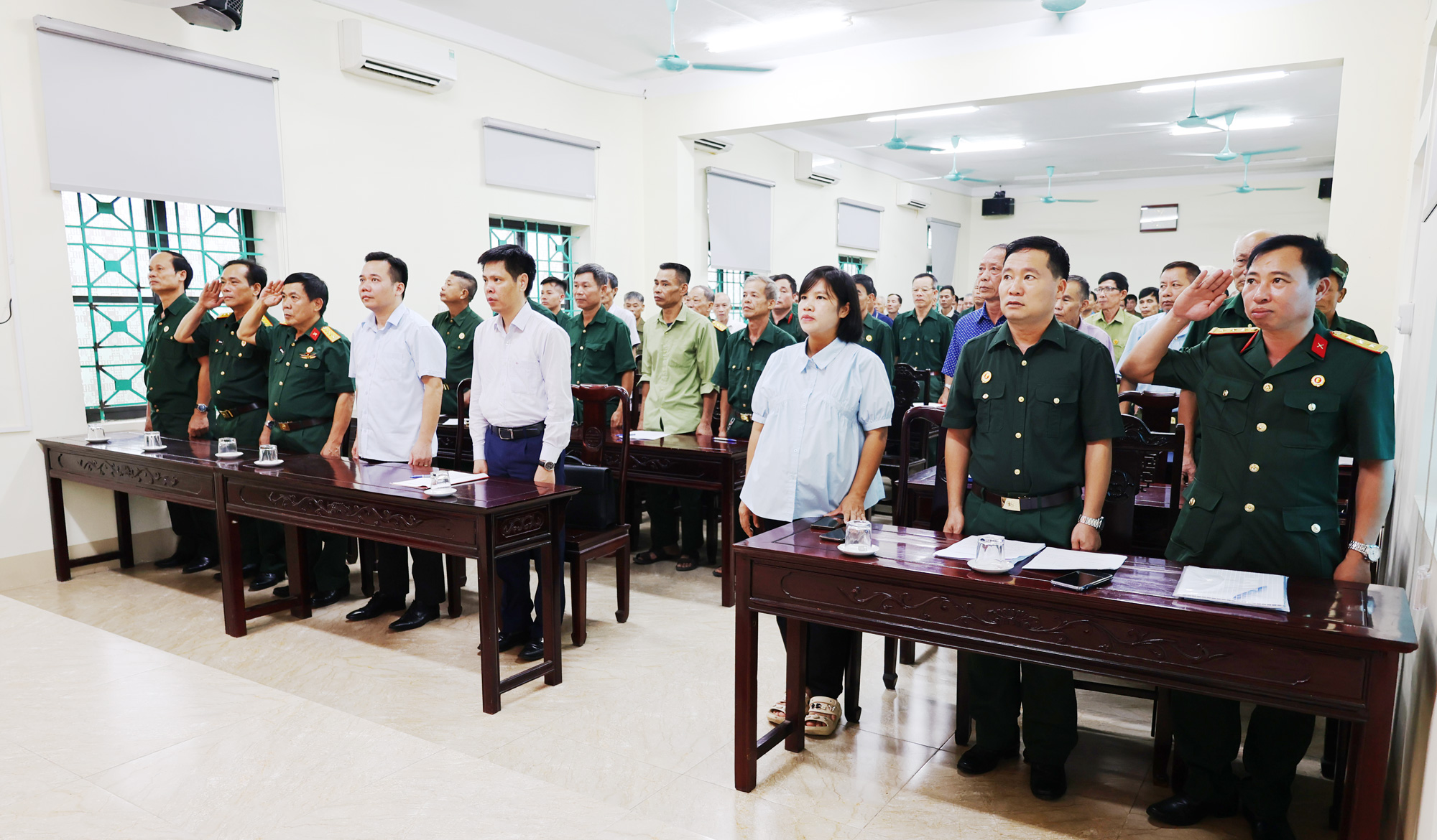 KHAI GIẢNG LỚP BỒI DƯỠNG LÝ LUẬN CHÍNH TRỊ VÀ NGHIỆP VỤ CHO CÁN BỘ HỘI CỰU CHIẾN BINH CƠ SỞ NĂM 2026
