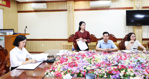 Đồng chí Lê Thị Thanh Tâm - ĐUV, Trưởng phòng VH-XH, Phó Trưởng Ban Thường trực BTC tổng kết các hoạt động chào mừng Quốc khánh 2/9/2026