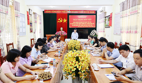 Toàn cảnh buổi làm việc