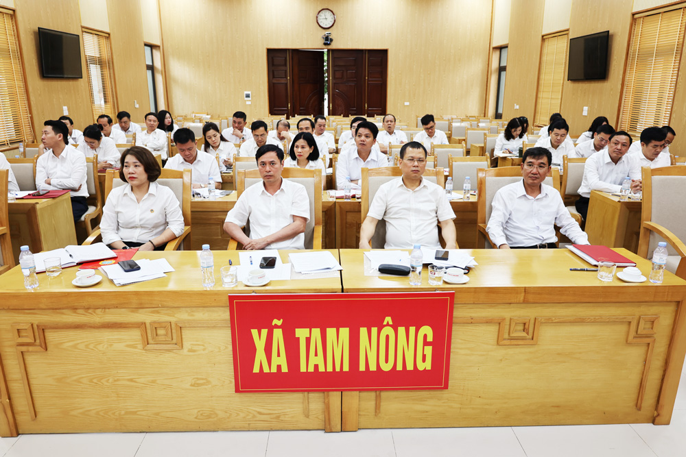 Tòa án Nhân dân tỉnh Phú Thọ tổ chức hội nghị sơ kết công tác 6 tháng đầu năm 2026.