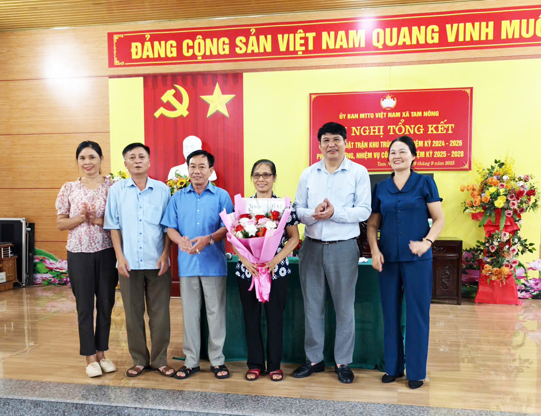 Tổng kết công tác Mặt trận Khu dân cư nhiệm kỳ 2024-2026 đề ra phương hướng công tác nhiệm kỳ mới 2025-2028
