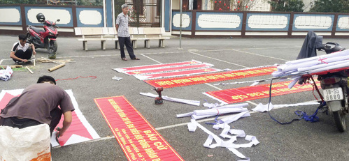 Tuyên truyền tại NVH khu 1 Bắc Giáp Hưng Hóa