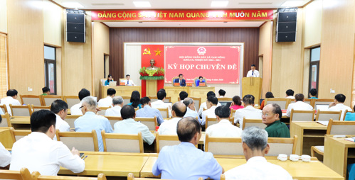 Toàn cảnh Kỳ họp Chuyên Đề HĐND xã Tam Nông khóa II, nhiệm kỳ 2026-2031