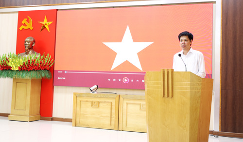 Đồng chí Nguyễn Tuấn Ngọc - Phó Bí thư Thường trực Đảng ủy Tam Nông triển khai các nhiệm vụ trọng tâm trong tháng mới