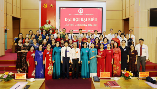 Các đại biểu chụp ảnh lưu niệm tại Đại hội