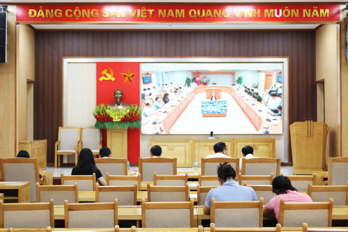 Toàn cảnh hội nghị trực tuyến