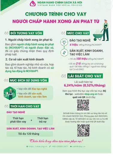 “Trở về để làm lại cuộc đời” từ nguồn vốn tín dụng chính sách đối với người chấp hành xong án phạt tù 