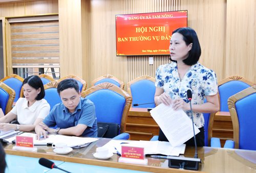 Thường trực HĐND xã báo cáo Kế hoạch tổ chức Kỳ họp thứ Tư (Kỳ họp chuyên đề)