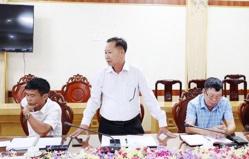 Đại diện Thôn 6 phát biểu ý kiến tại hội nghị