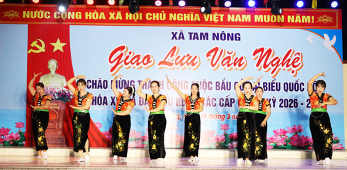 Các tiết mục văn nghệ tại đêm giao lưu