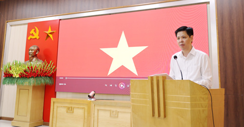 Đồng chí Nguyễn Tuấn Ngọc - Phó Bí thư Thường trực Đảng ủy xã Tam Nông triển khai các nhiệm vụ trọng tâm trong tháng 4/2026