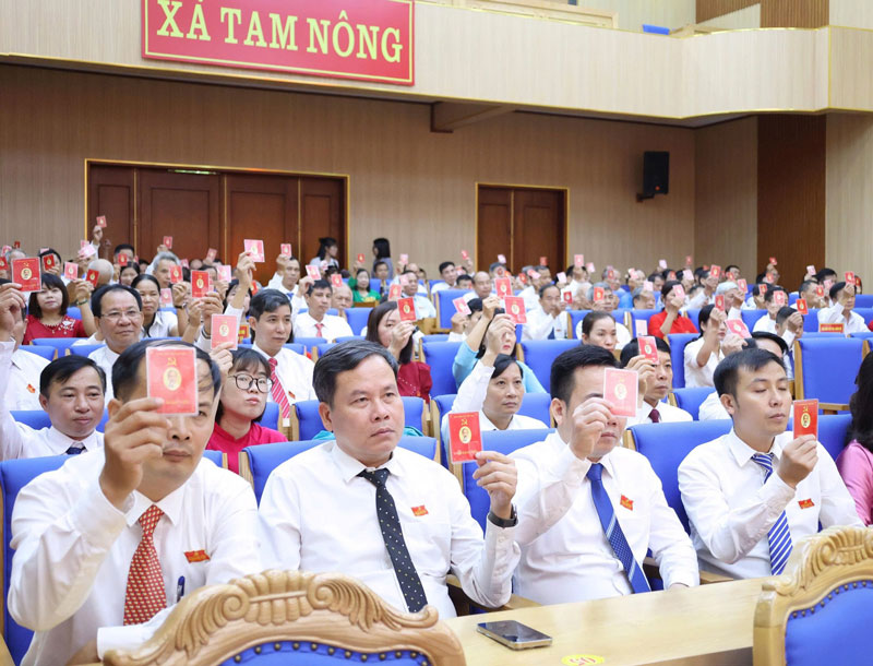 Đại hội Đại biểu Đảng bộ xã Tam Nông lần thứ I, nhiệm kỳ 2025-2030