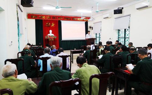 Toàn cảnh lớp Bồi dưỡng tại Trung tâm Chính trị xã Tam Nông