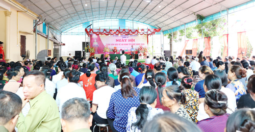 Toàn cảnh Ngày hội tại Thôn 10