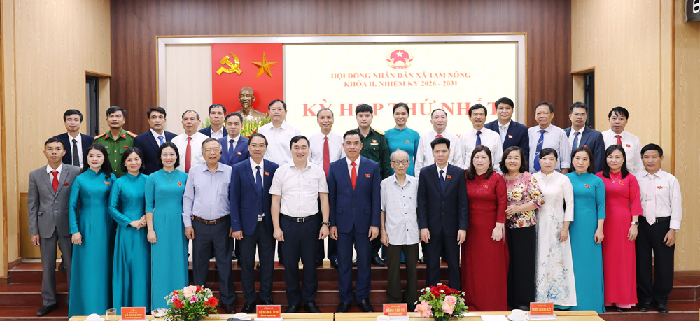 XÃ TAM NÔNG TỔ CHỨC THÀNH CÔNG KỲ HỌP THỨ NHẤT HĐND XÃ KHÓA II, NHIỆM KỲ 2026-2031