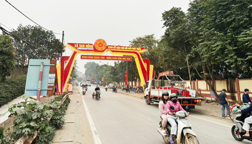 Sắc Xuân đang tràn ngập trên quê hương Tam Nông