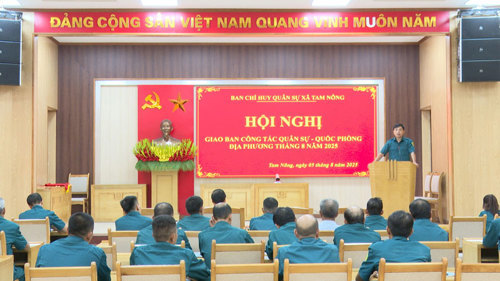 Công tác Quân sự quốc phòng được quan tâm trú trọng