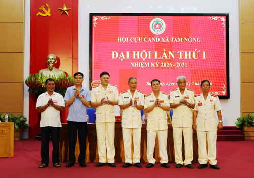 Ra mắt BCH Hội Cựu CAND xã Tam Nông nhiệm kỳ mới 2026-2031