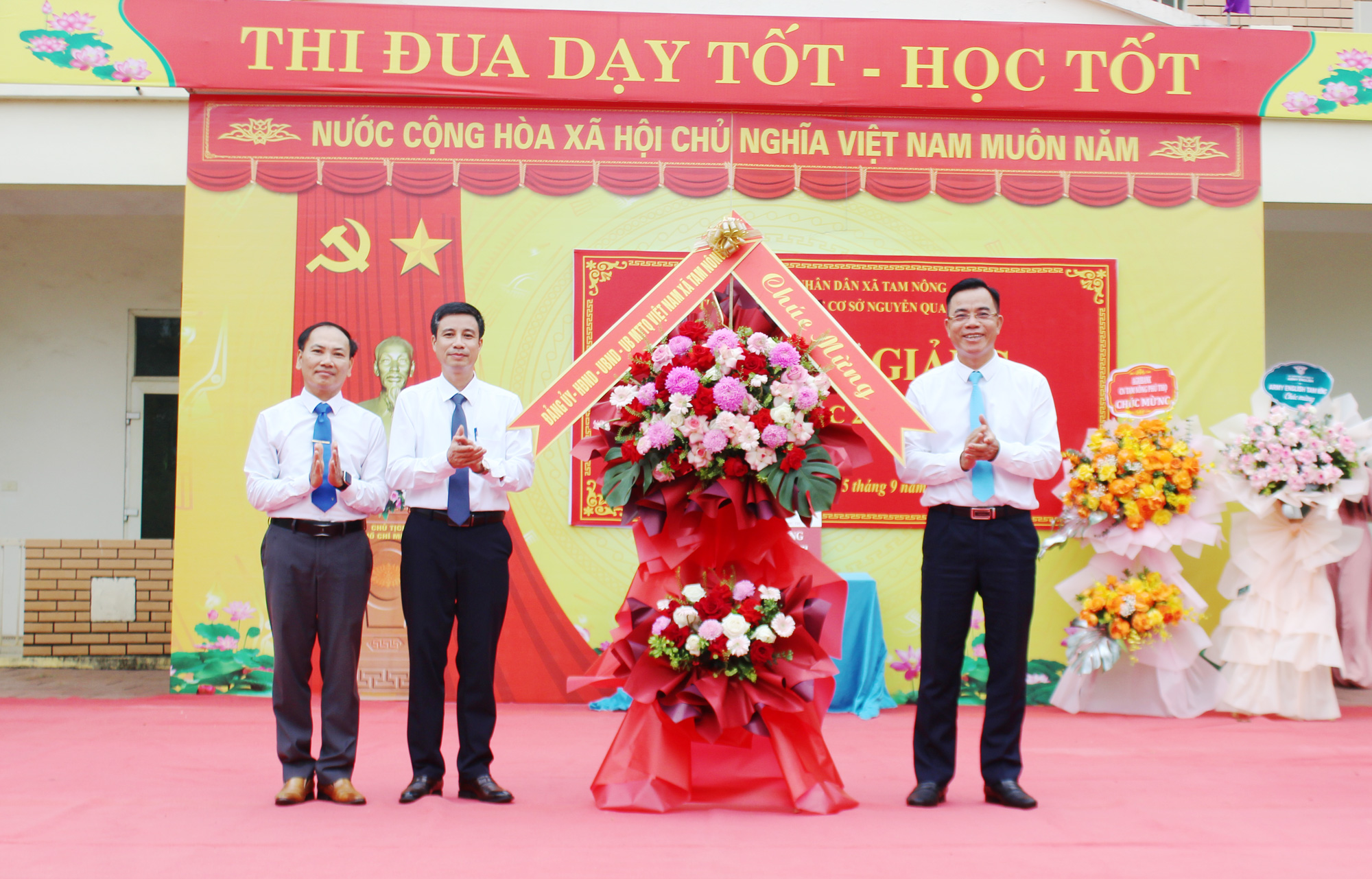 Xã Tam Nông tưng bừng tổ chức Lễ Khai giảng năm học mới 2026 - 2027.