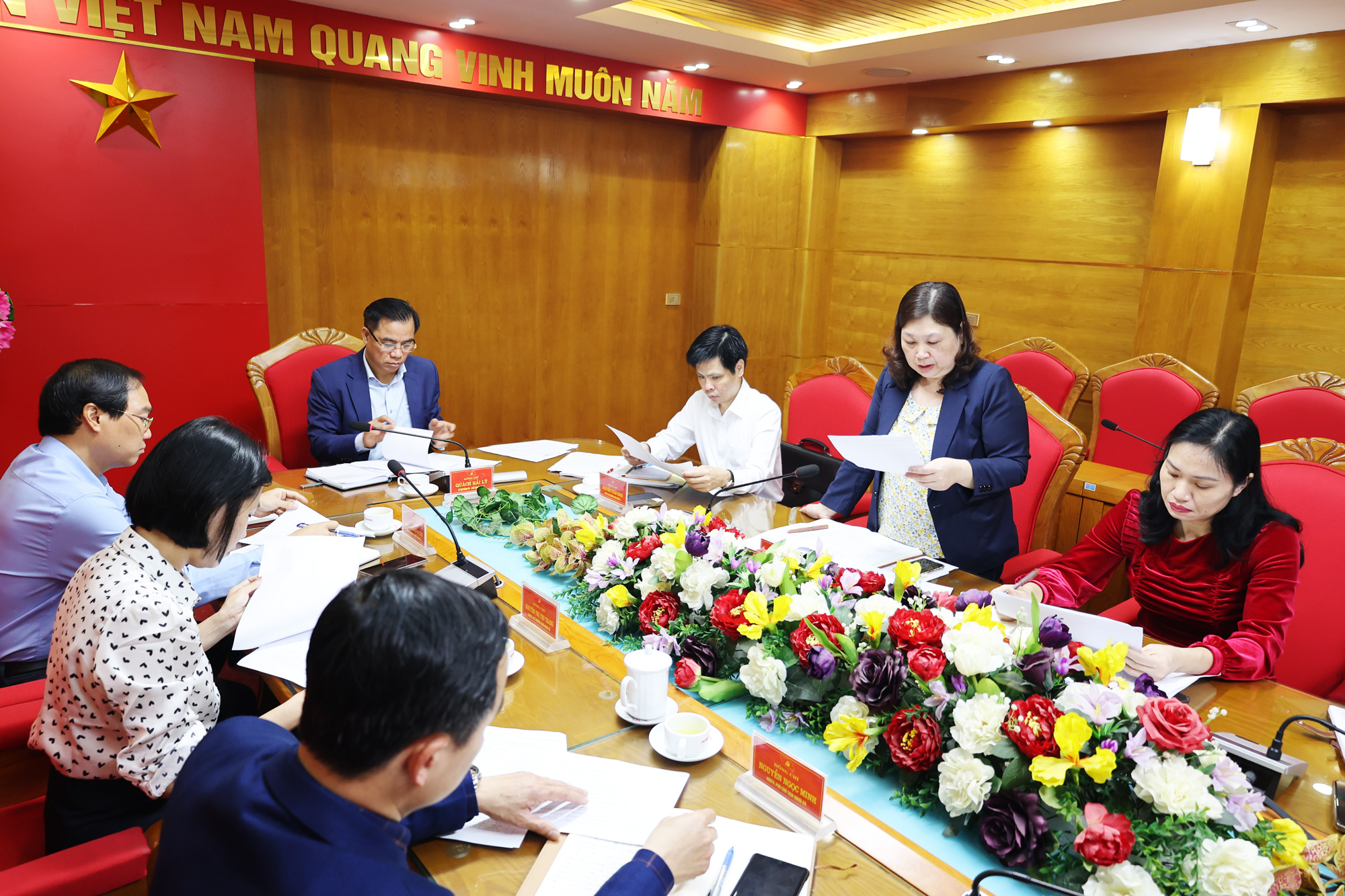 BTV ĐẢNG ỦY XÃ TỔ CHỨC HỌP TRIỂN KHAI CÁC NỘI DUNG VỀ CÔNG TÁC BẦU CỬ QUỐC HỘI VÀ HĐND CÁC CẤP NHIỆM KỲ 2026-2031.