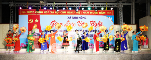 Các tiết mục văn nghệ tại đêm giao lưu