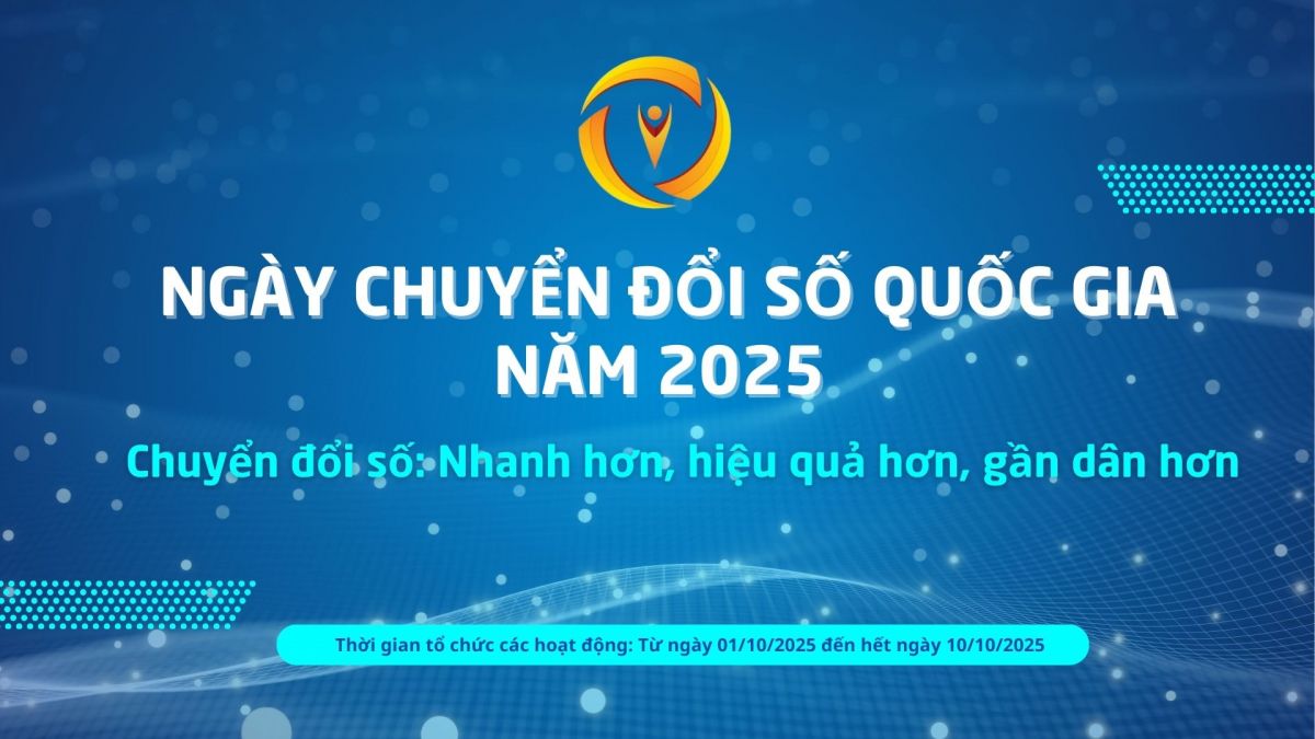 Tam Nông hưởng ứng ngày chuyển đổi số Quốc gia năm 2025.