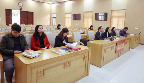 Các đại biểu tham dự hội nghị tập huấn